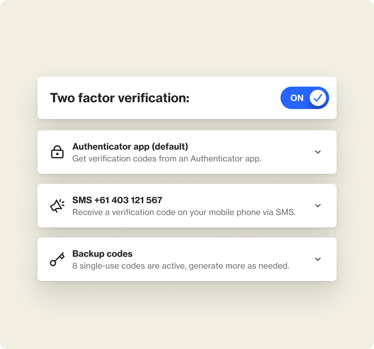 Two-factor authentication (2FA) and enforcement
