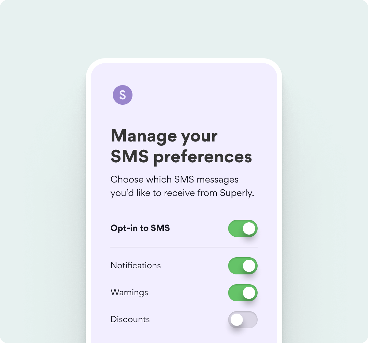 Reduce opt-outs with an SMS preference center