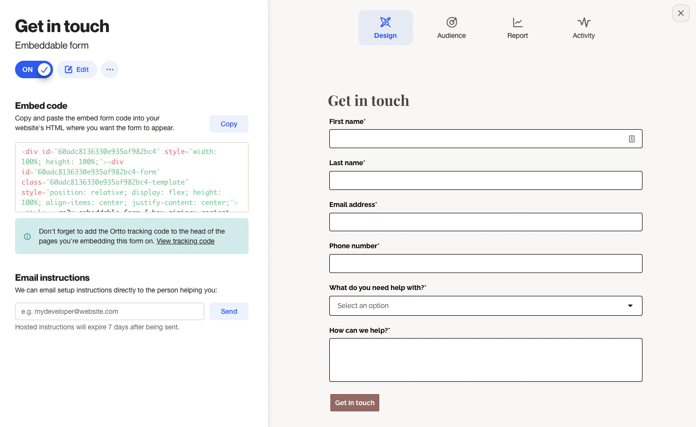 Website visitor tracking