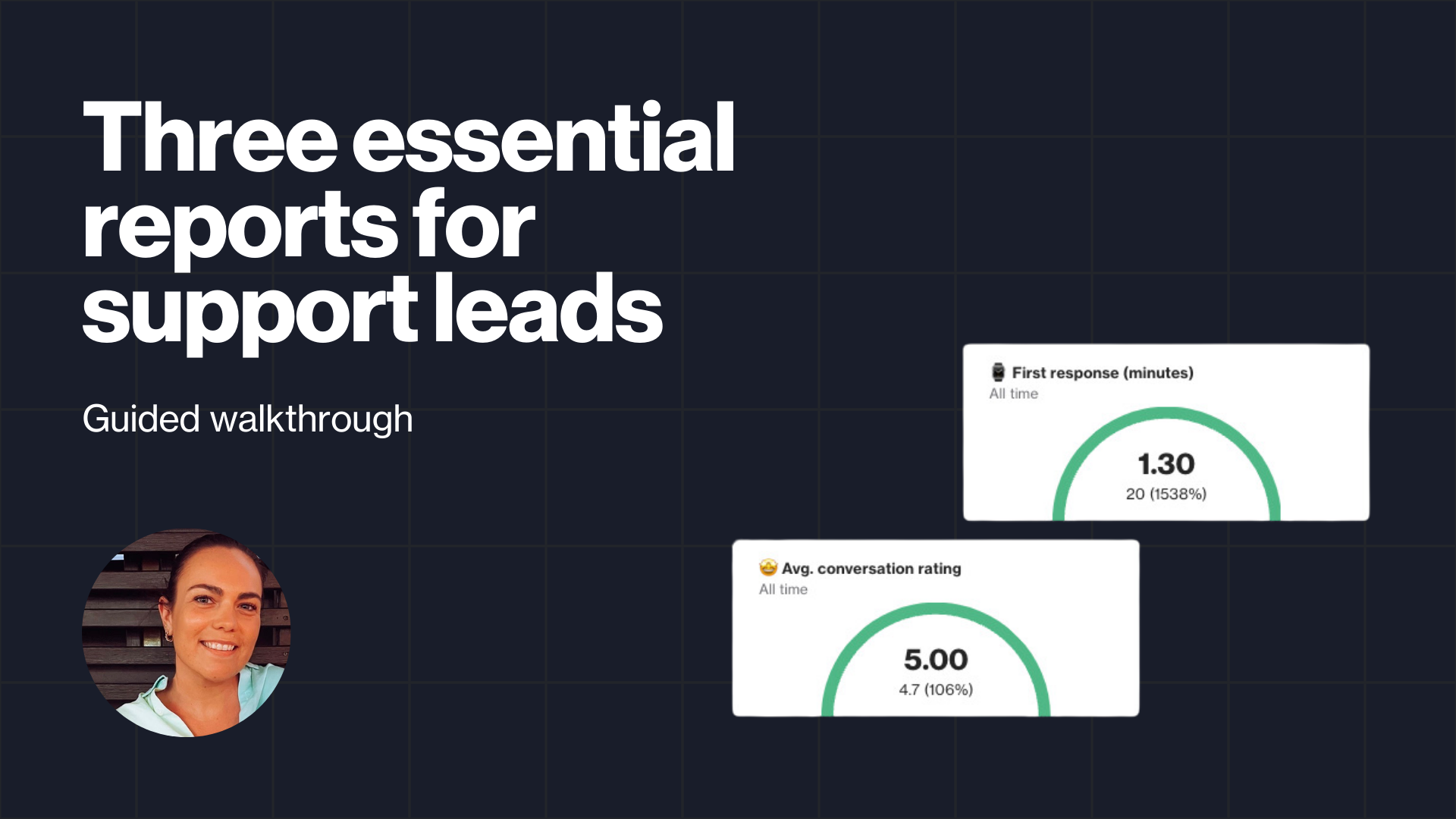 Three essential reports for customer support